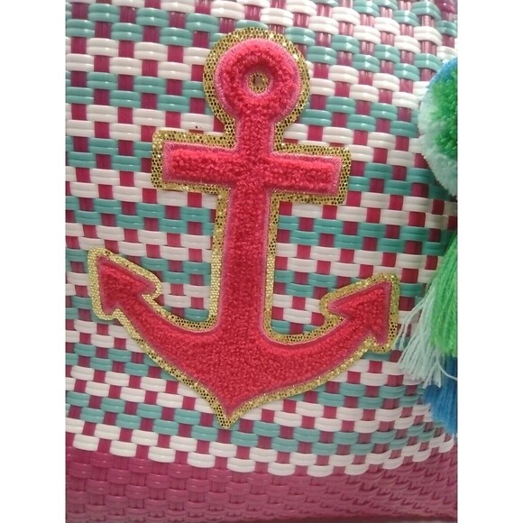 Simply Southern Calabash Tote Bag Anchor With Gold Emblem New - Picture 8 of 11